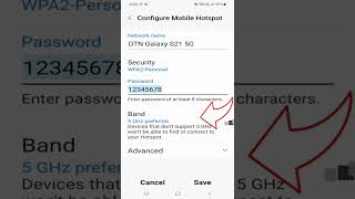 Hotspot Wifi 6 Galaxy S21 #samsung #hotspot #galaxys21