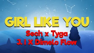 Sech x Tyga x J. I x Dimelo Flow - Girl Like You [Letra/Lyrics] | I want a girl like you