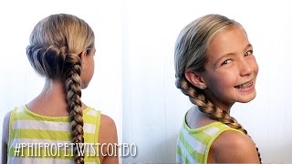 French Rope Twist Combo Braid | Pretty Hair is Fun