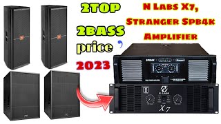 2Bass 2Top Dj Setup price 🤔N Labs X7, Stranger Spb4k Amplifier Review And price !!Ak Dj Vlog