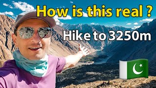 Don't miss this PANORAMIC VIEW of KARAKORAM ! Hiked to 3250m in Hunza - Foreigner in Pakistan Vlog