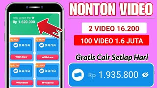 Langsung Cair💵 Nonton 1 Video Dibayar Saldo Dana - Cara Dapat Uang Dari Internet 2024