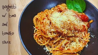 Spaghetti with Tuna and Tomato Sauce/Pasta Tuna Recipe