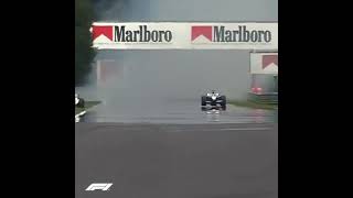 The Iceman Kimi full throttle through the smoke | F1 SPA 2002