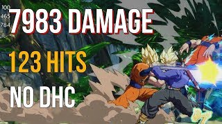 Trunks 80% Combo and Level 1 into Level 3 - DBFZ