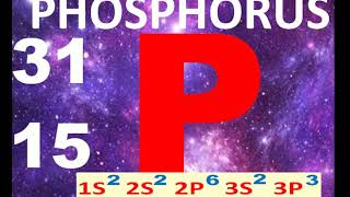 Atomic model of phosphorus, phosphorus in periodic table, Atomic number 15,mks#phosphorus, P, Phos,