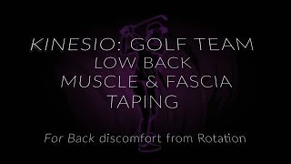 Low Back Muscle & Fascia Snowflake