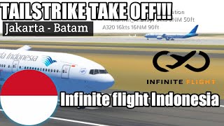 TAILSTRIKE TAKE OFF Jakarta - Batam |Infinite flight Indonesia