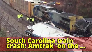 South Carolina train crash: Amtrak 'on the wrong track'