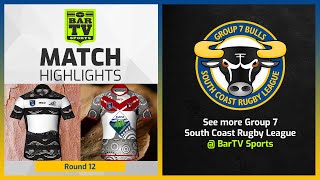 Berry- Shoalhaven Heads Magpies vs Kiama Knights - Round 12 Highlights - Group 7 Rugby League 2022