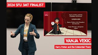 Three Minute Thesis (3MT) 2024 at SFU | Vanja Vekic