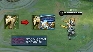 TANK GATOTKACA BROKENN DAMAGE BUG?!!! (must watch!)