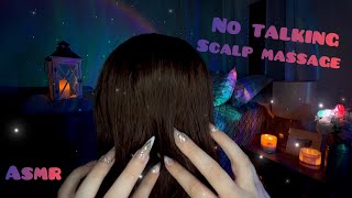 Asmr Scalp Massage (no talking) Scratching, Hairplay, Long Nails 🦉🌙