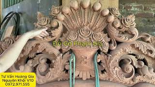 Xưởng sản xuất bàn ghế hoàng gia đồ gỗ Phạm Gia #woodworking #furniture #wood