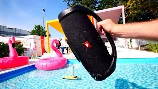 JBL BoomBox Unboxing & Waterproof IPX7 Pool Test