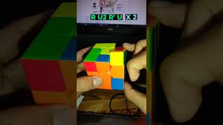 Flipped edge F2L best algorithm for 3x3 Rubik's cube #shorts