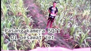 Pasang kamera SQ11 di Pesawat Remote Control Jet Sukhoi su27