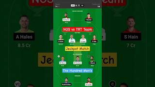 NOS vs TRT Dream11 Prediction Team Today || The Hundred Men's 2024 || #shorts #trending #viral