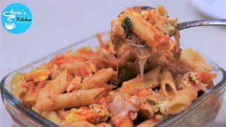 চুলায় বেক পাস্তা | Baked Pasta Recipe without Oven | Bangla Pasta Recipes