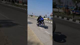 r15v4 wheelie🔥🔥 #exhaust #motovlog #r15 #ride #yamaha #modification #viral #bike