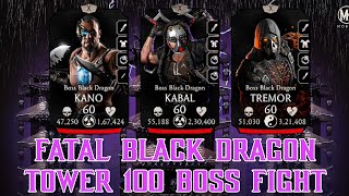 Mk Mobile Fatal Black Dragon Tower 100 Boss Fight