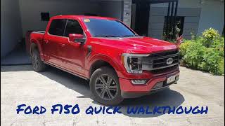 2022 Ford F150 Powerstroke Diesel V6 walkthrough - Part 1 (Philippines)