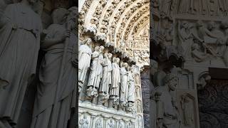 Notre-Dame Cathedral, Paris, France 🇫🇷 #travel #trip #vacation #world #places #tourism #ytshorts