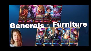 GENERALS VS FURNITURE/Nccc Tournament/ Gameplay