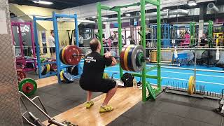 156kg front squat