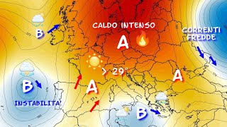 METEO: CALDO ESTIVO SULL'ITALIA FINO AL 10 SETTEMBRE, MA CICLONE MEDITERRANEO AL SUD CON TEMPORALI!