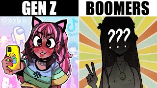 THE GENERATIONS AS CHARACTERS [gen z, millennials, boomers + more]