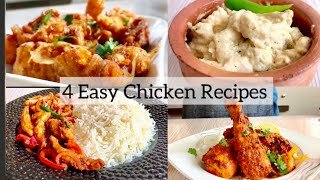 4 Easy Chicken Recipes | Easy Chicken Meal Prep Dishes to Add to Your Daily Routine