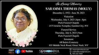 VISITATION | SARAMMA THOMAS (MOLLY)