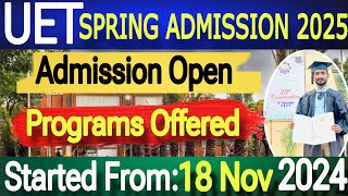 UET Admission 2025 I UET Lahore | Best Option after FSc & ICS | ECAT Spring 2025 | Sakoon News