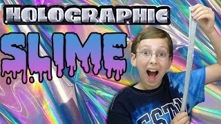 $5 SLIME KIT TESTED  Holographic Slime!! CRAZY GOEY SLIME! Does it work? | CollinTV