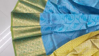 kuppadam tissue silk saree. pure silk