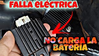 • PORQUE NO CARGA LA BATERÍA DE MI MOTO?🔥 PROBLEMAS ELÉCTRICOS ⚡ EN MI MOTO ( REGULADOR DE VOLTAJE )