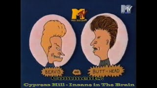 90s Throwback: Beavis and Butt-Head reacts to: Cypress Hill - Insane in the Brain