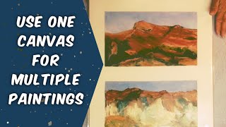 Using One Canvas for Multiple Paintings