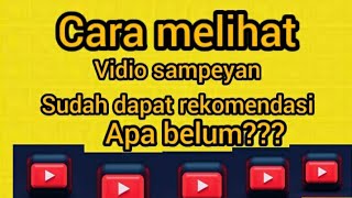 cara melihat Vidio sampeyan sudah dapat rekomendasi //sedikit apa banyak tayangan