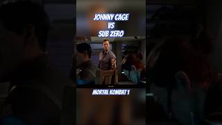 JOHNNY CAGE VS SUB ZERO MK1 CUTSCENE #shorts