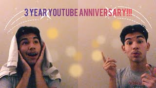 3 YEAR YOUTUBE ANNIVERSARY VIDEO