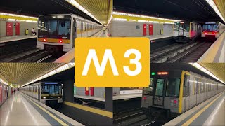 Viaggio in 15 stazioni della M3 di Milano!