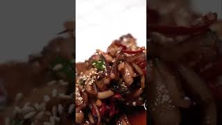 Braised Squid with Soy Sauce / 오징어 간장조림 #Shorts