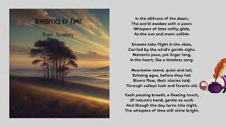 ENGLISH POEM - Whispers of Time | Bajoh Academy #POEMS #poetry #poetrylovers #POET #books