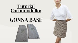 Tutorial gonna base (cartamodello) | Metodo infallibile e facilissimo