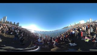 2016 Polar Bear Swim Day with Giant Bubble Vancouver  (360 degree viewing)