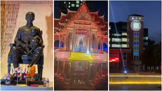 ชมแสงสีvijit chaophraya ที่หอนาฬิกา และพิพิธภัณฑ์ศิริราชพิมุขสถาน