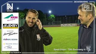 27.04.22 | Stimmen zum Spiel Sport-Union Neckarsulm - TSG Backnang 4:1