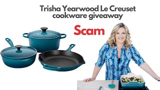 Trisha Yearwood Le Creuset cookware giveaway | Watch this video to learn more